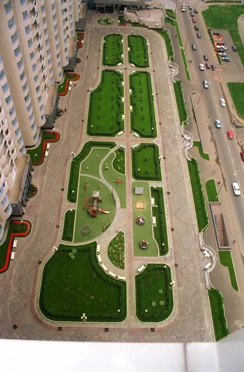 Эксплуатируемая кровля. Сад на крыше.